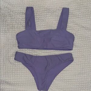 Zaful Purple Bikini Set